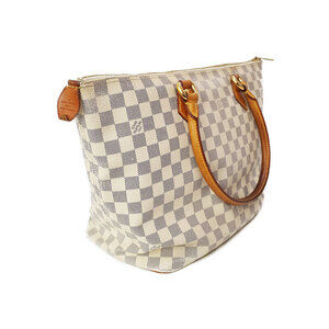 Louis Vuitton Bag Damier Saleya Tote White Azur